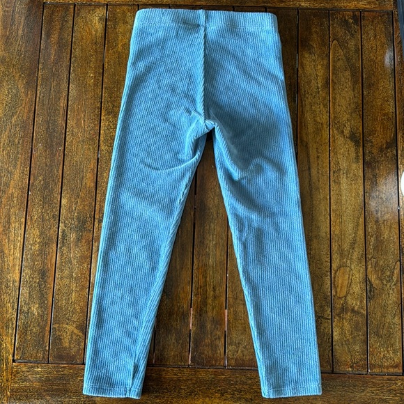 Janie and Jack Girls 5T Light Blue Corduroy Legging - Picture 5 of 7